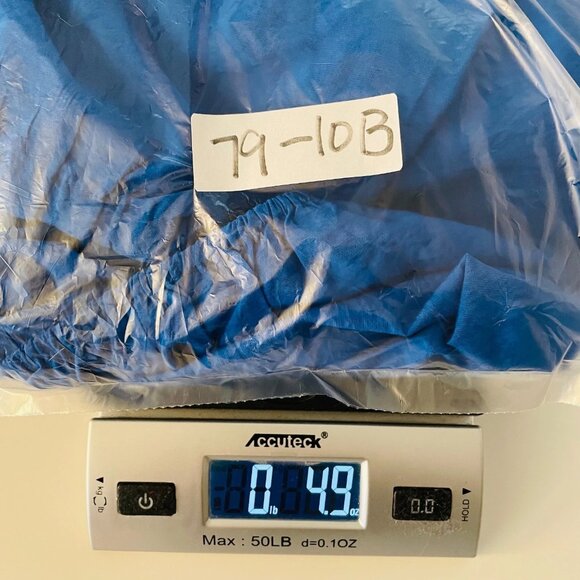 Nine West Womens Royal Blue Puff Sleeve Y2K Preppy Peplum Blouse Top Size XL - Picture 9 of 9